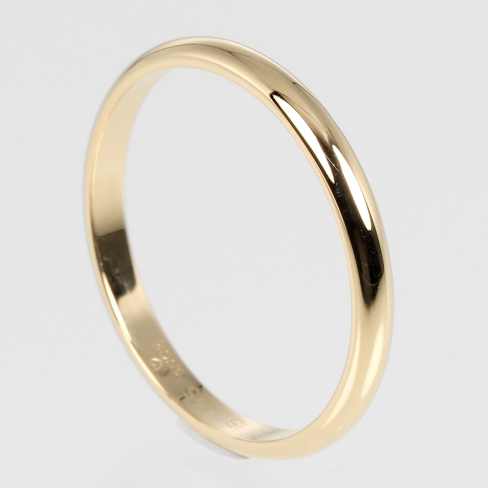 Cartier 1895 Wedding Ring K18 Yellow Gold