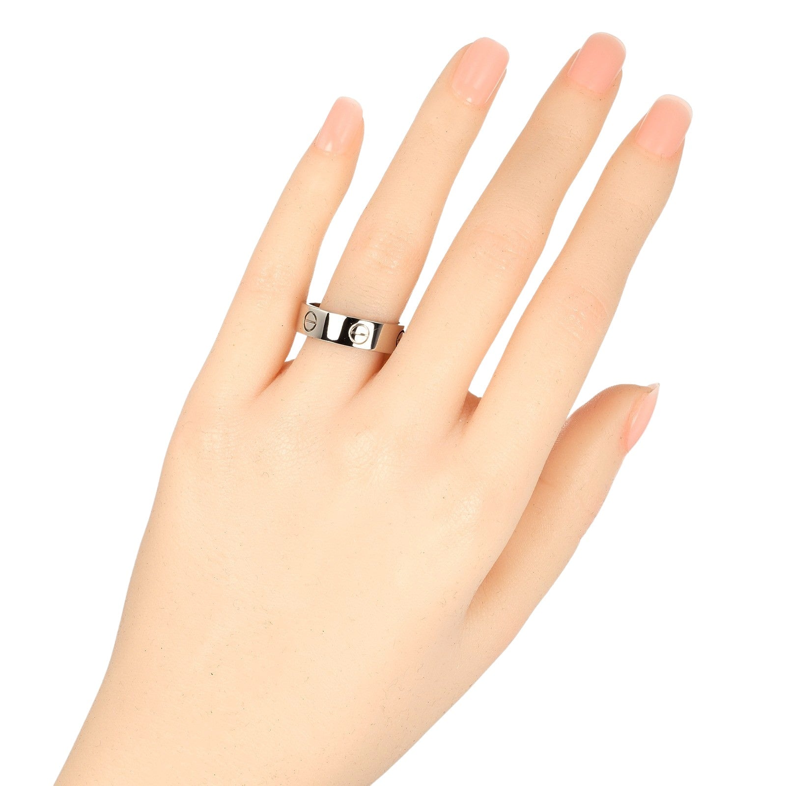 Cartier Love Ring K18 White Gold