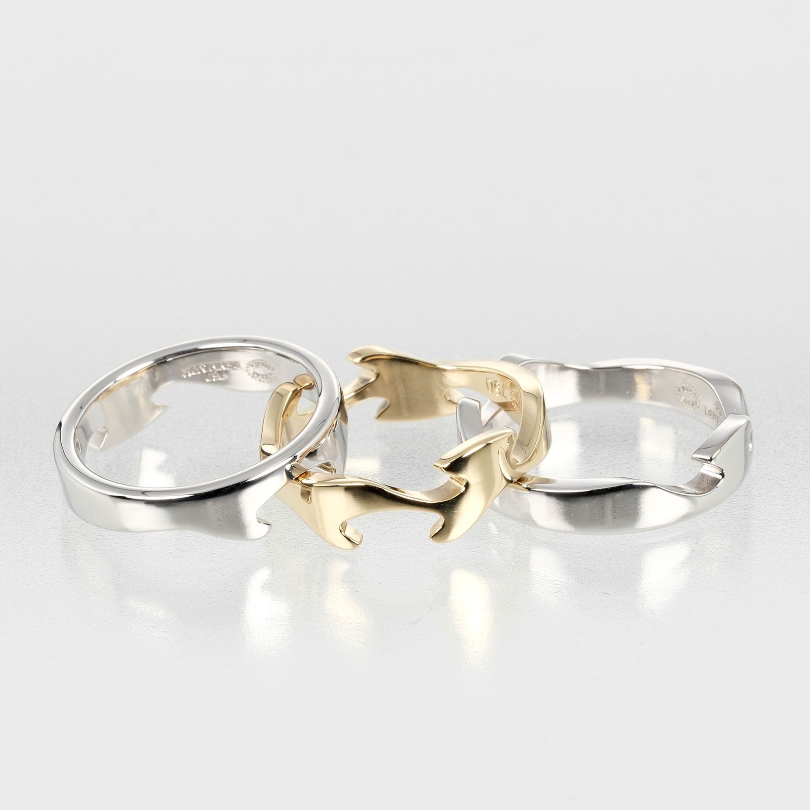 Georg Jensen Fusion 3 Ring K18 Gold