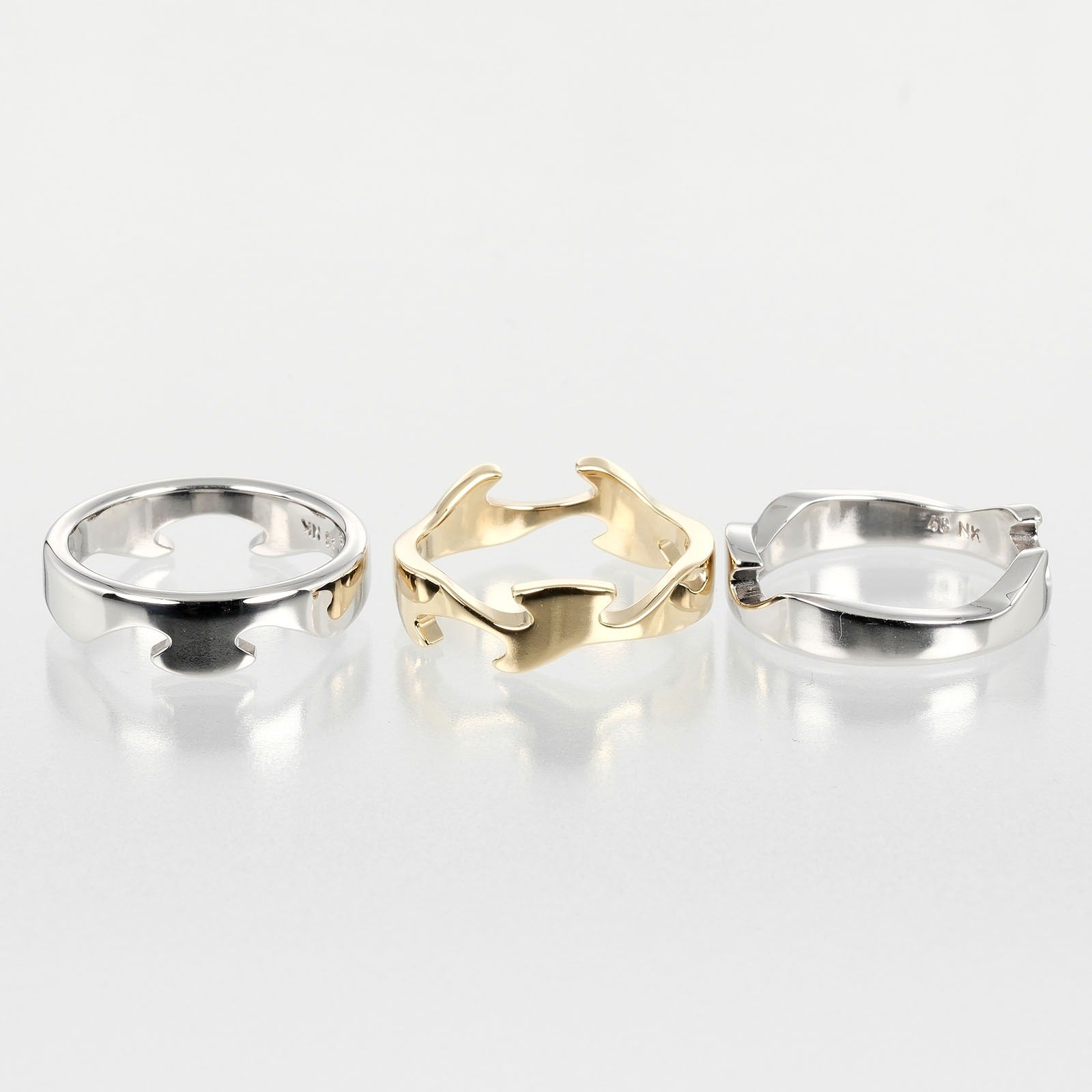 Georg Jensen Fusion 3 Ring K18 Gold