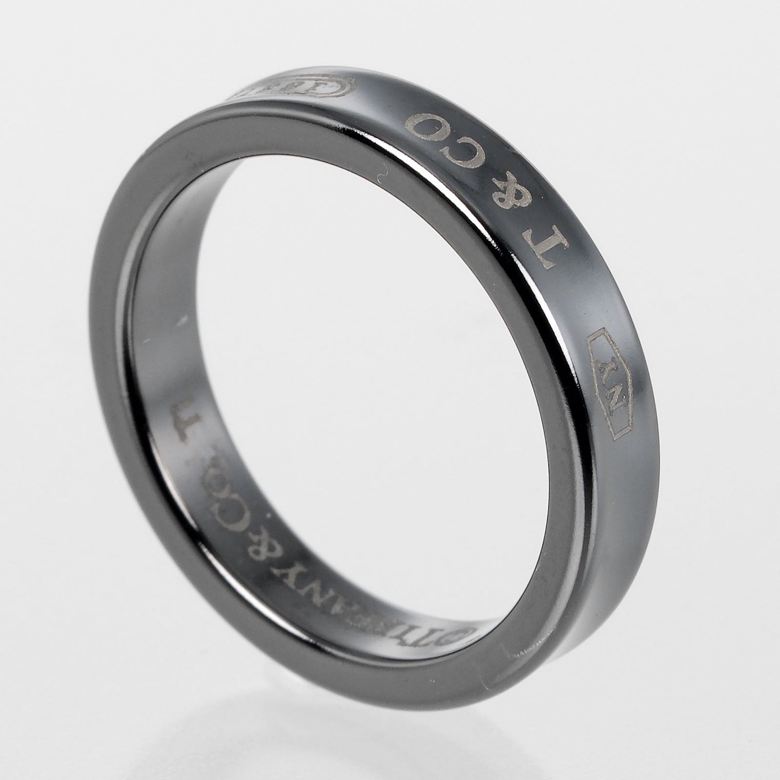 Tiffany & Co 1837 Narrow Titanium Ring