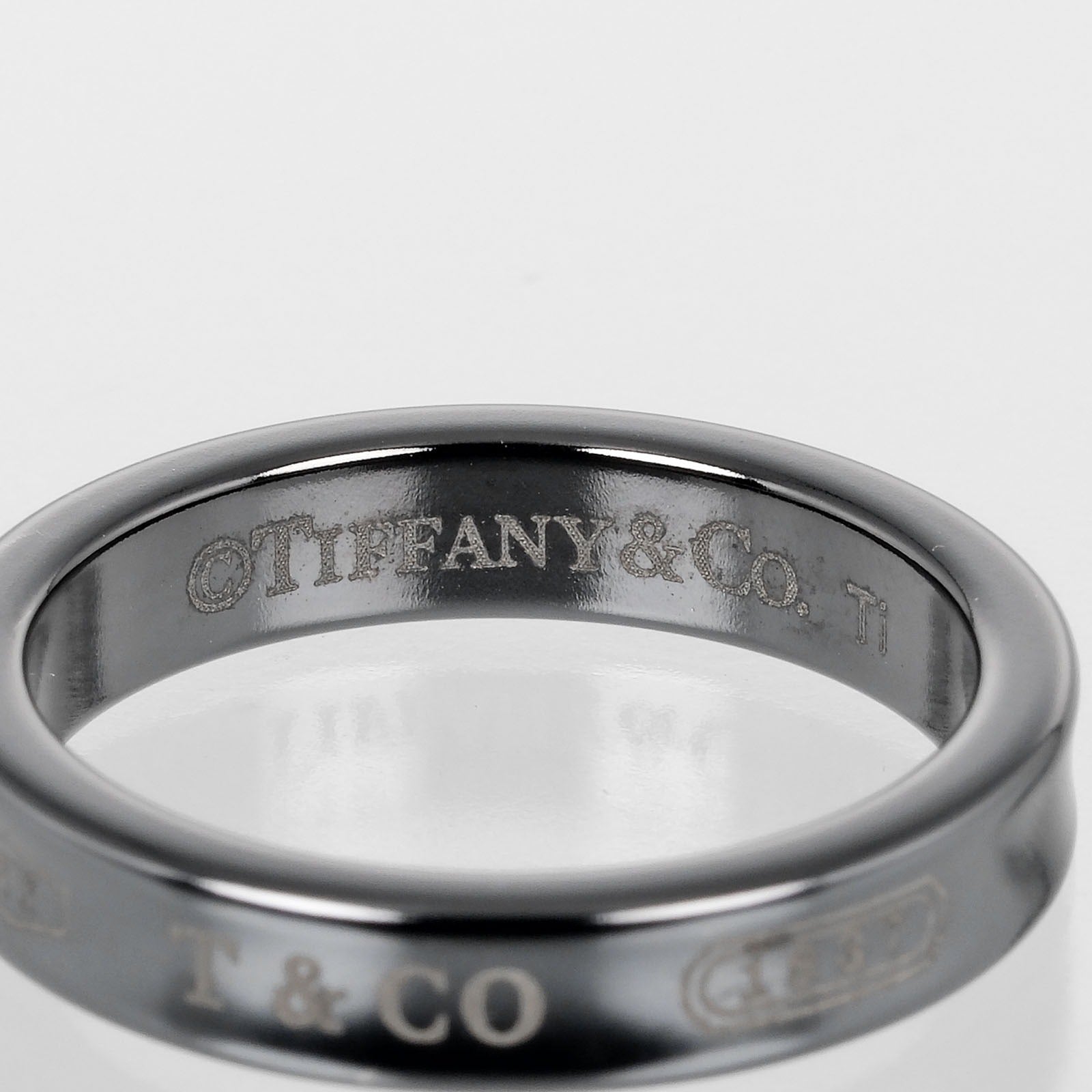 Tiffany & Co 1837 Narrow Titanium Ring