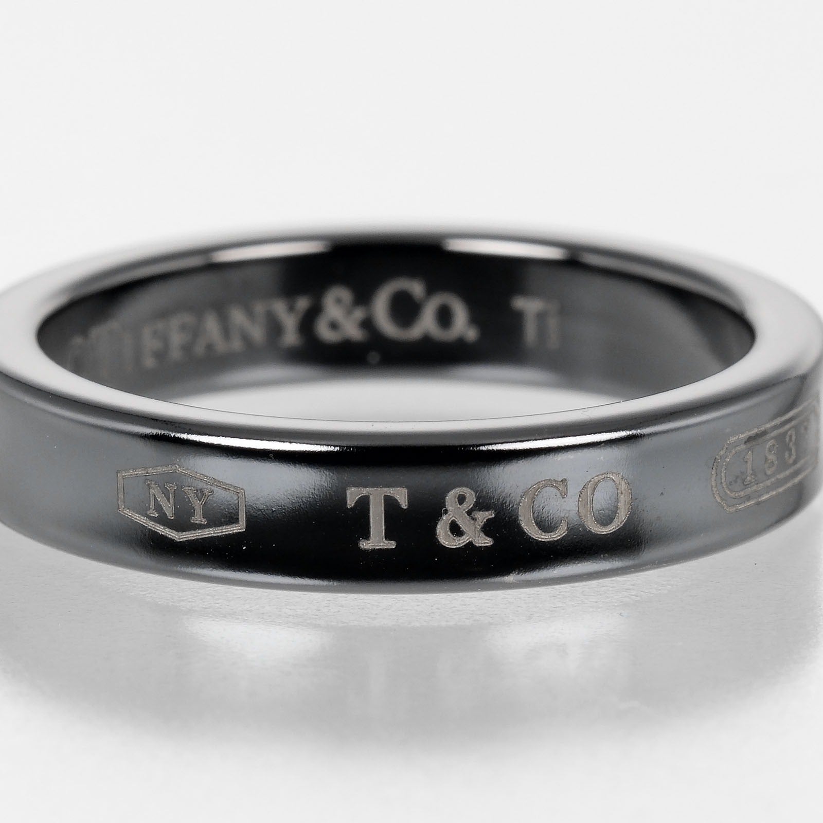 Tiffany & Co 1837 Narrow Titanium Ring