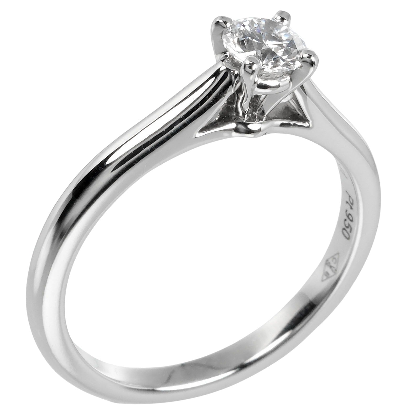 Cartier 1895 Solitaire Ring 0.25ct VVS1/D/3EX Pt950