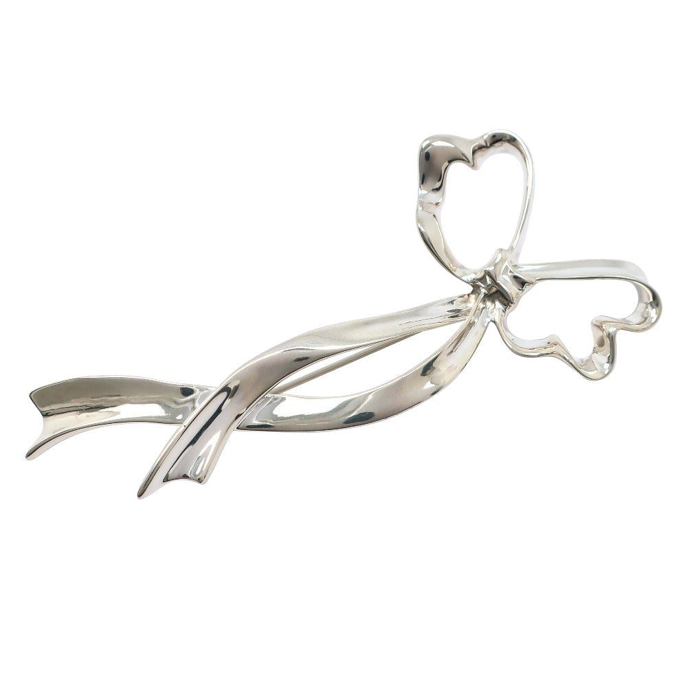 Tiffany Ribbon Brooch Silver 925