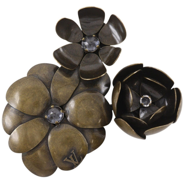 Louis Vuitton Crystal Flower Brooch