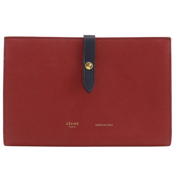 CELINE Large Strap Multifunction Calf Long Wallet