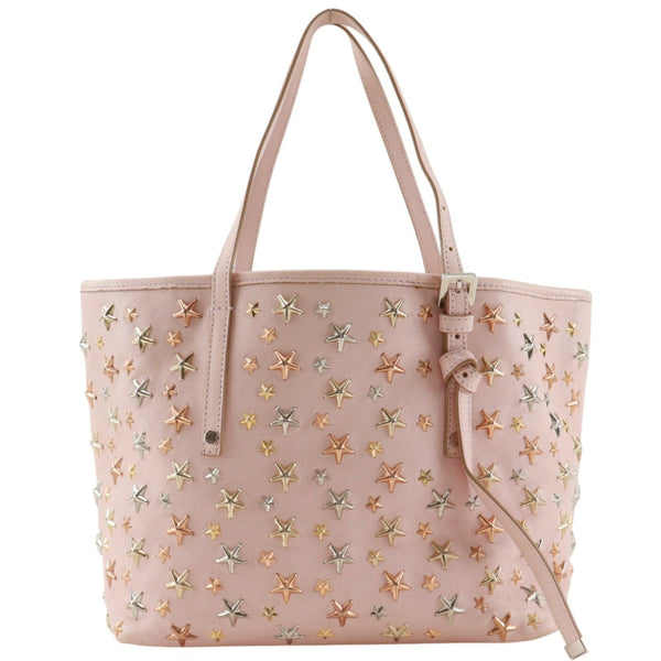 JIMMY CHOO Sasha Leather Tote Bag