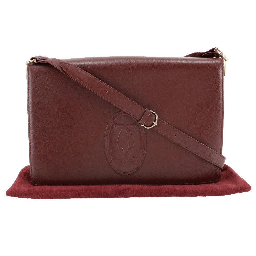 Cartier Must Line Shoulder Bag Bordeaux