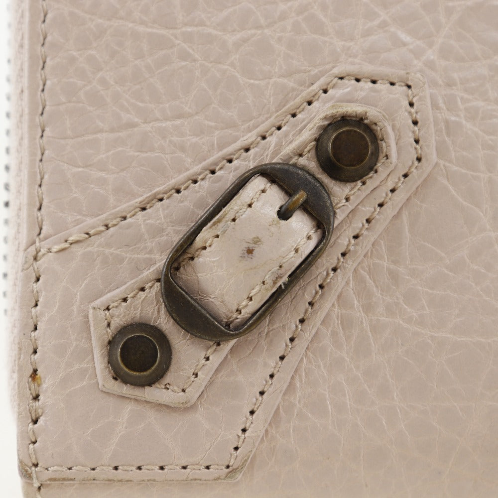 Balenciaga Classic Continental Wallet Beige Pink