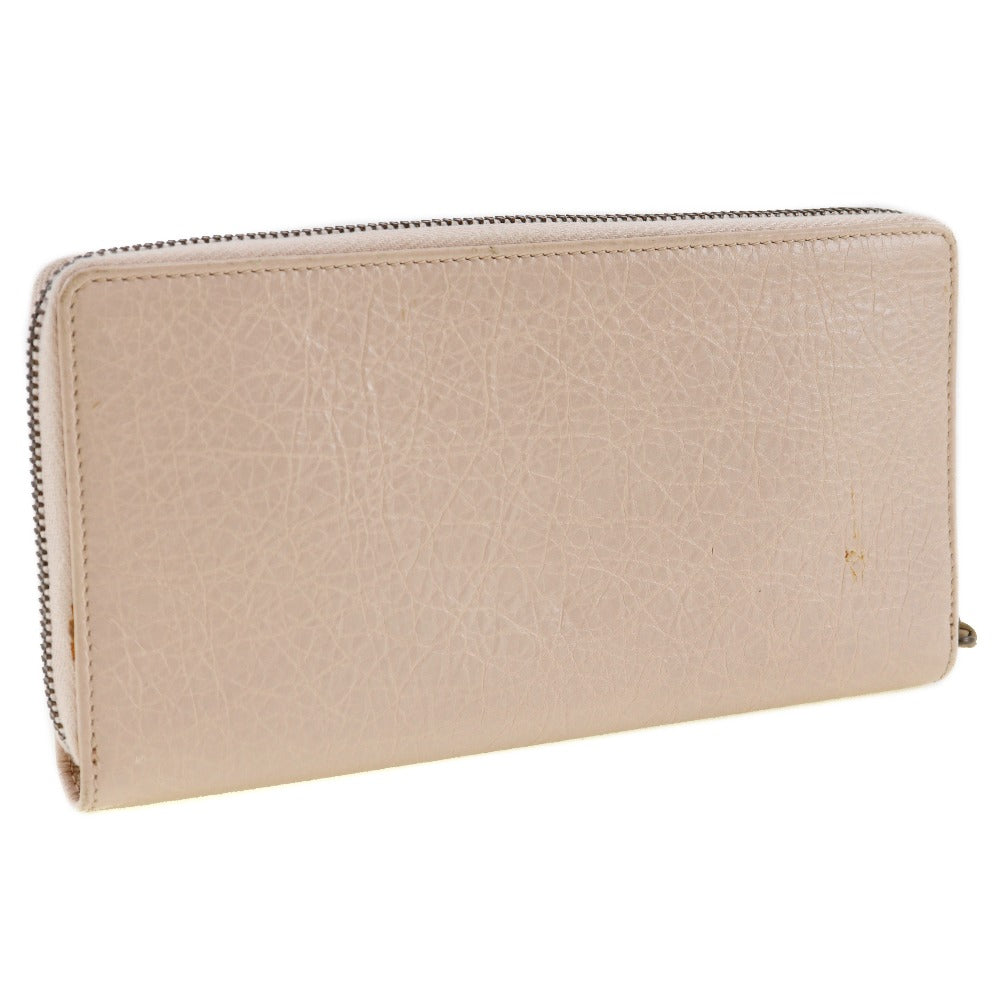 Balenciaga Classic Continental Wallet Beige Pink