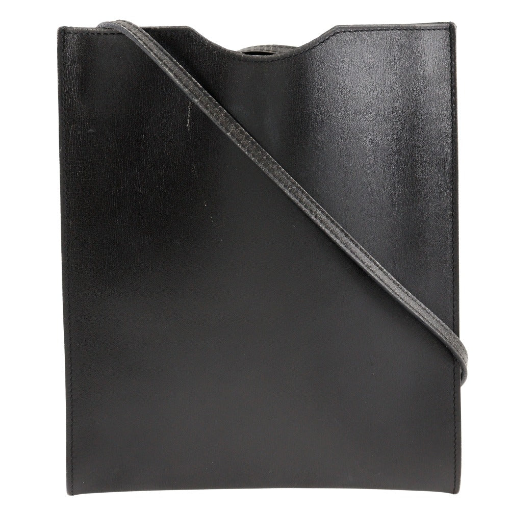 Hermes Omnitu Calf Shoulder Bag Black