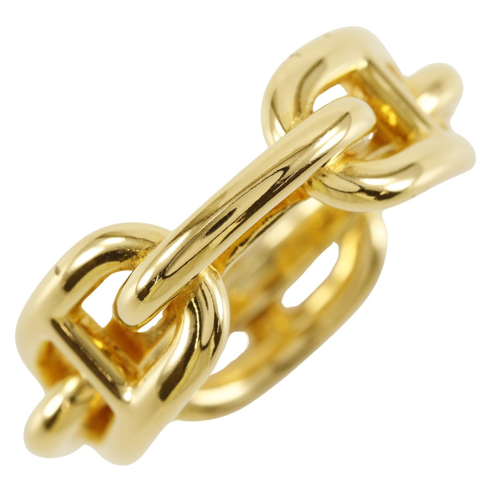 Hermes Gold Plated Scarf Ring