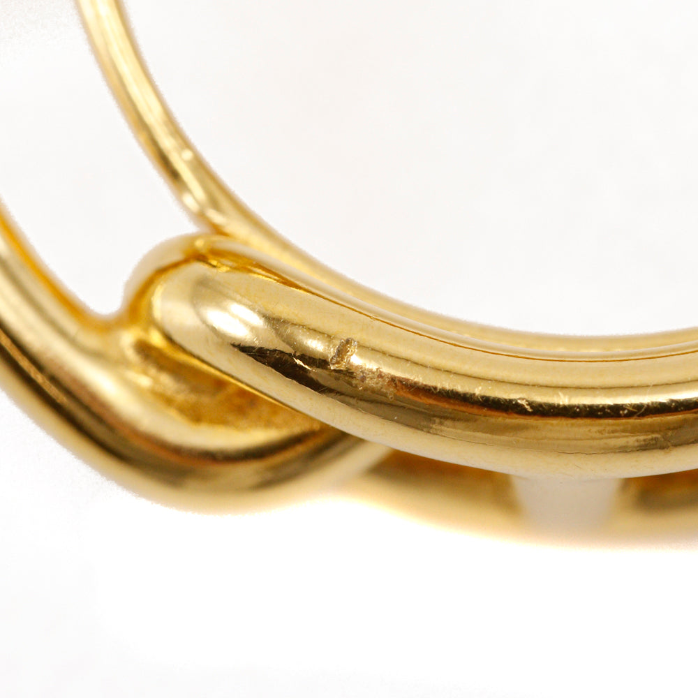 Hermes Gold Plated Scarf Ring