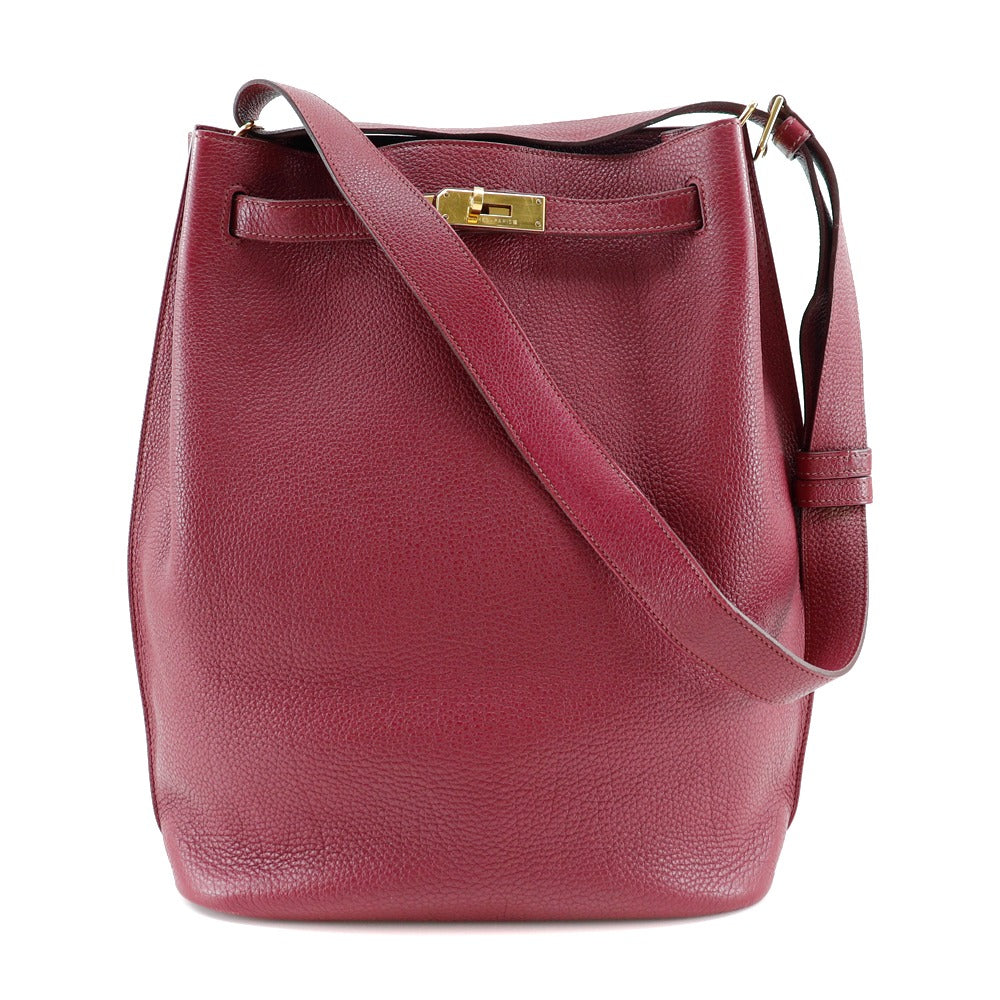 Hermes So Kelly 26 Togo Shoulder Bag Red