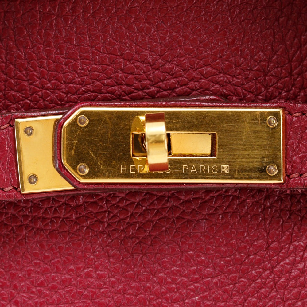 Hermes So Kelly 26 Togo Shoulder Bag Red