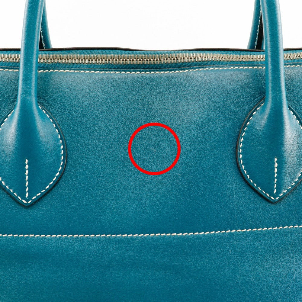 Hermes Bolide Relax 45 Turquoise Boston Bag