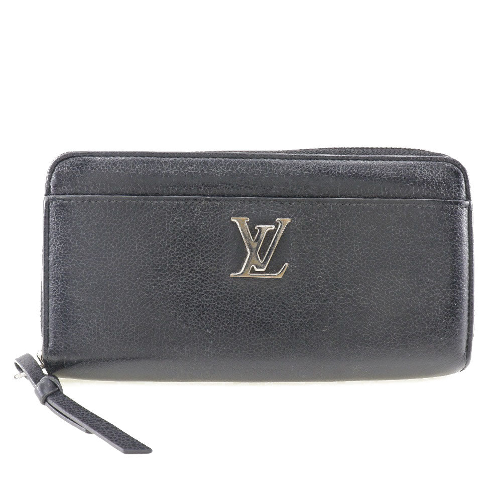 Louis Vuitton Zippy Lock Me Long Wallet Leather Long Wallet M62622 in Fair condition
