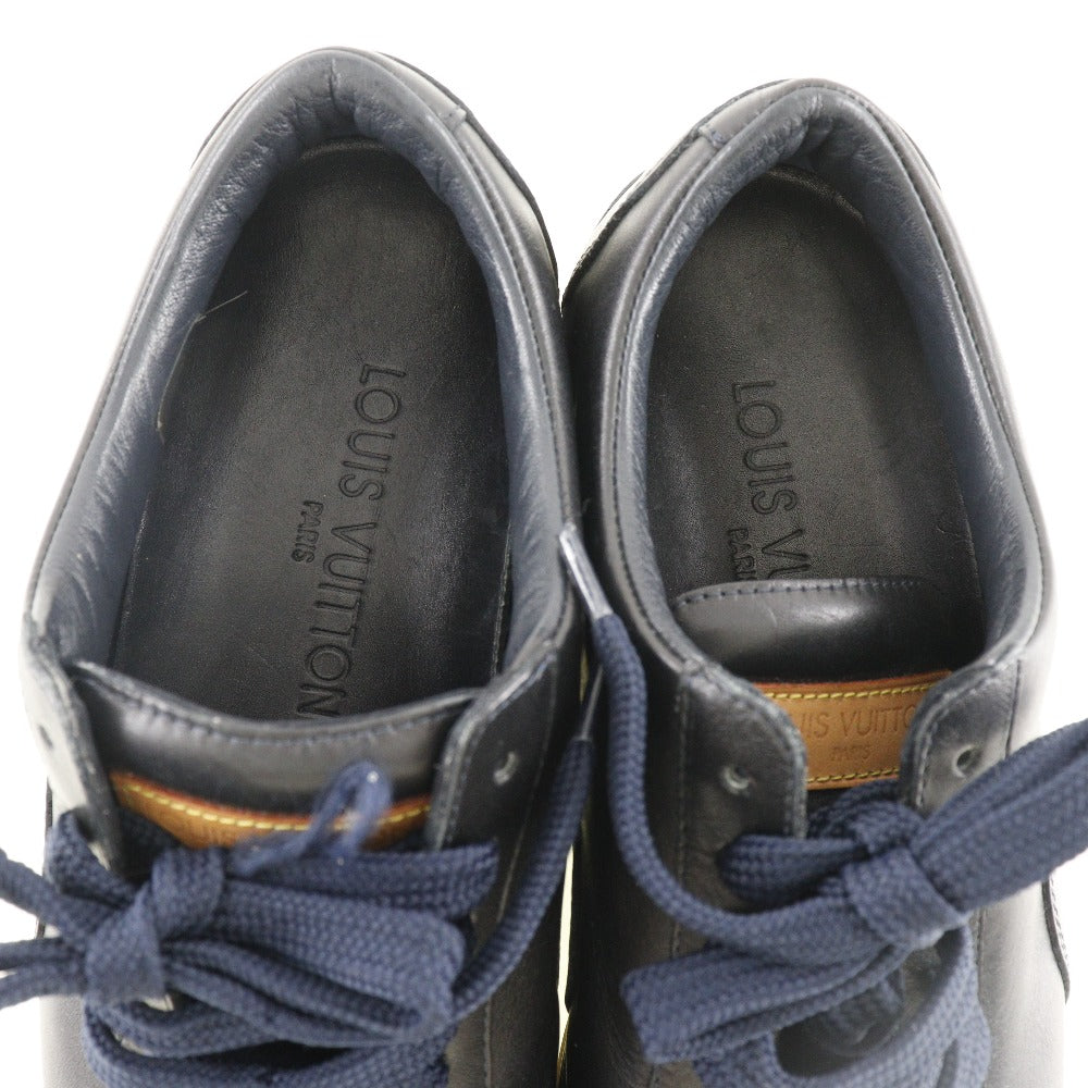 Louis Vuitton Leather Sneakers Black Women