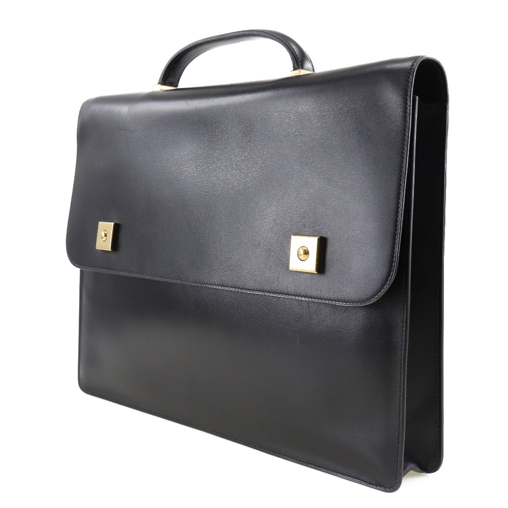 Hermes Danube 38 Briefcase Black/Gold