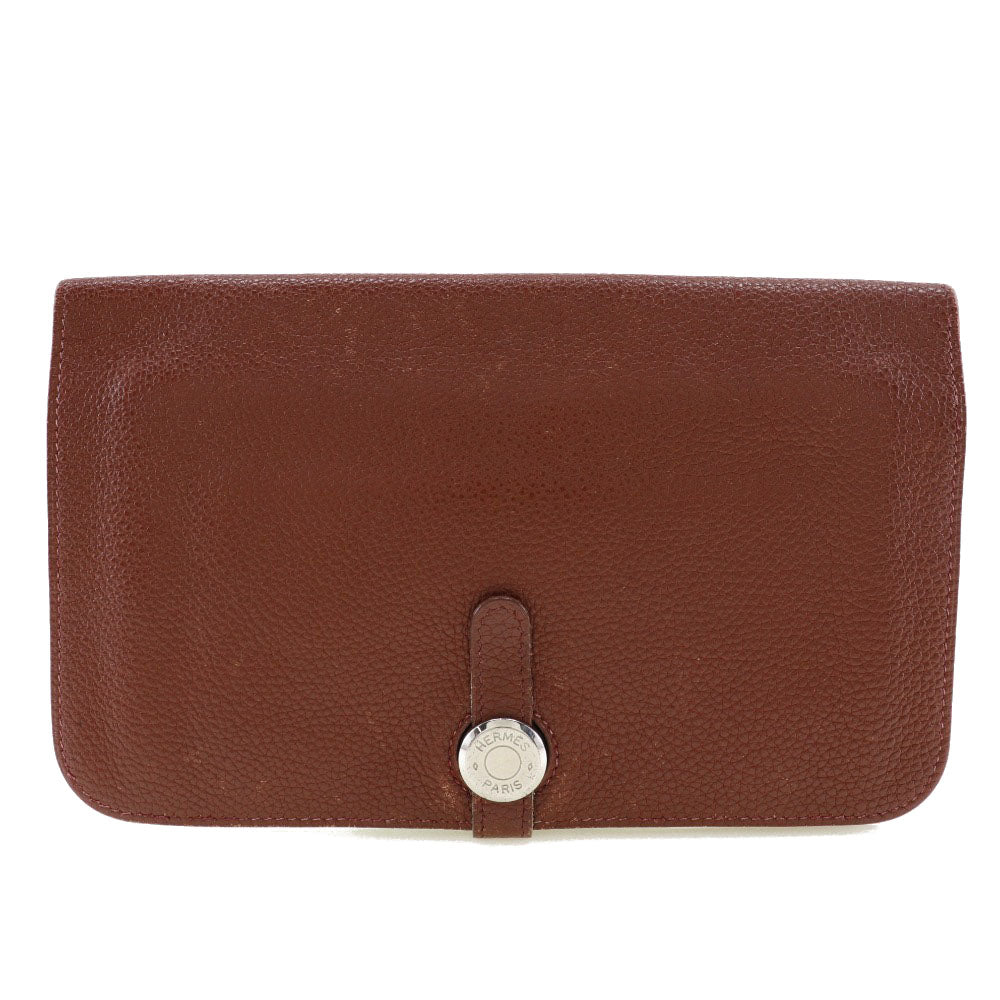 Hermes Dogon GM Long Wallet Bordeaux