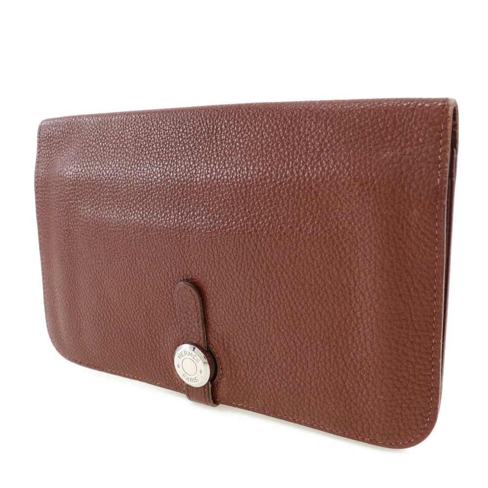 Hermes Dogon GM Long Wallet Bordeaux