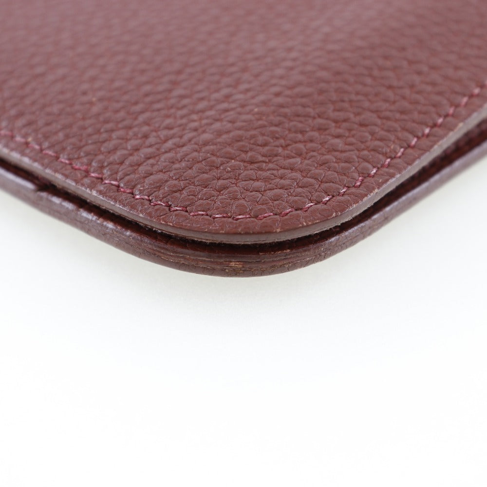 Hermes Dogon GM Long Wallet Bordeaux