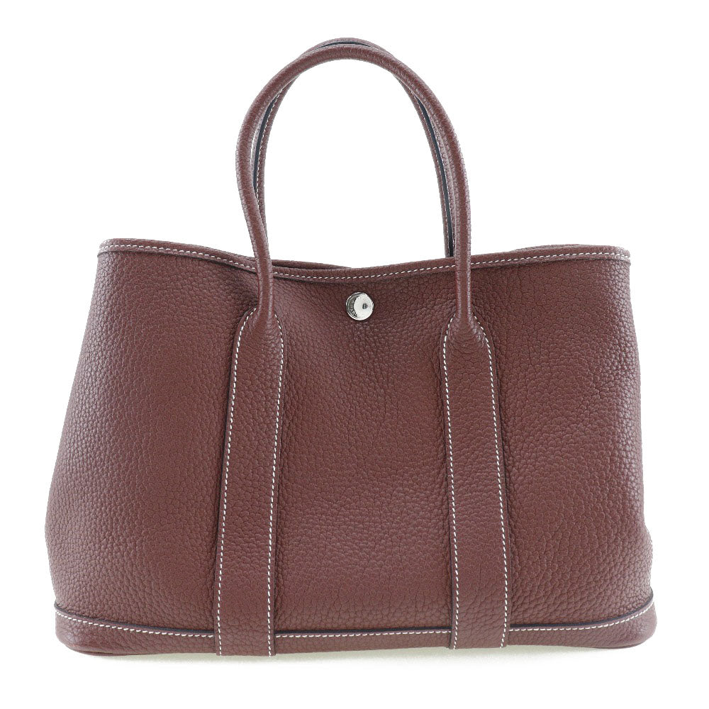 Hermes Garden Party TPM Handbag Rouge Ash