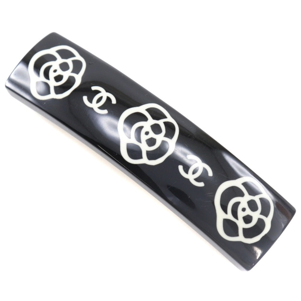 Chanel Camellia Plastic Barrette 03P