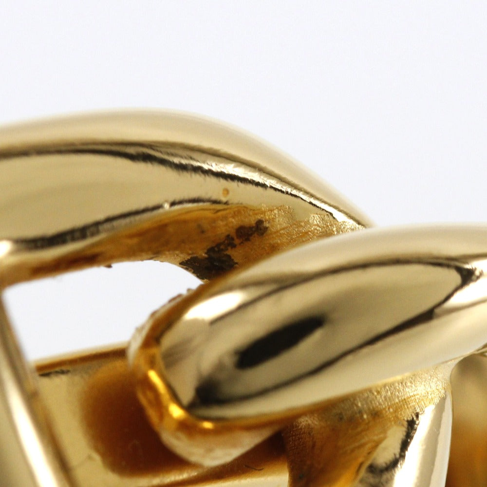 Hermes Gold Plated Scarf Ring