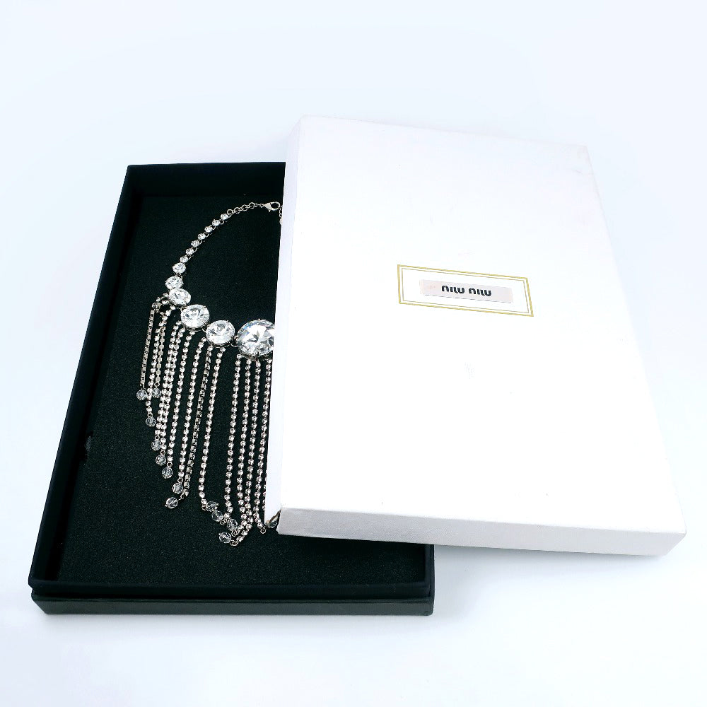 Miu Miu Chandelier Necklace 5JC195 Silver