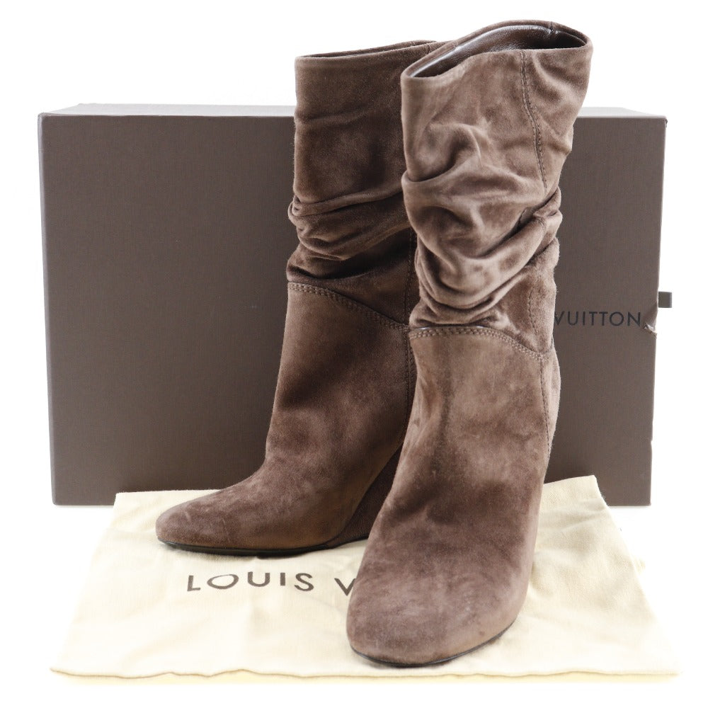 Louis Vuitton Suede Ankle Boots