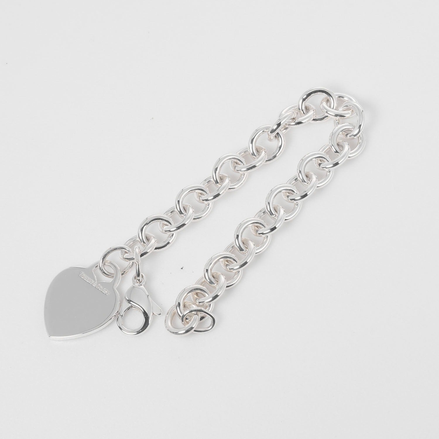 Tiffany & Co Silver 925 Heart Tag Bracelet