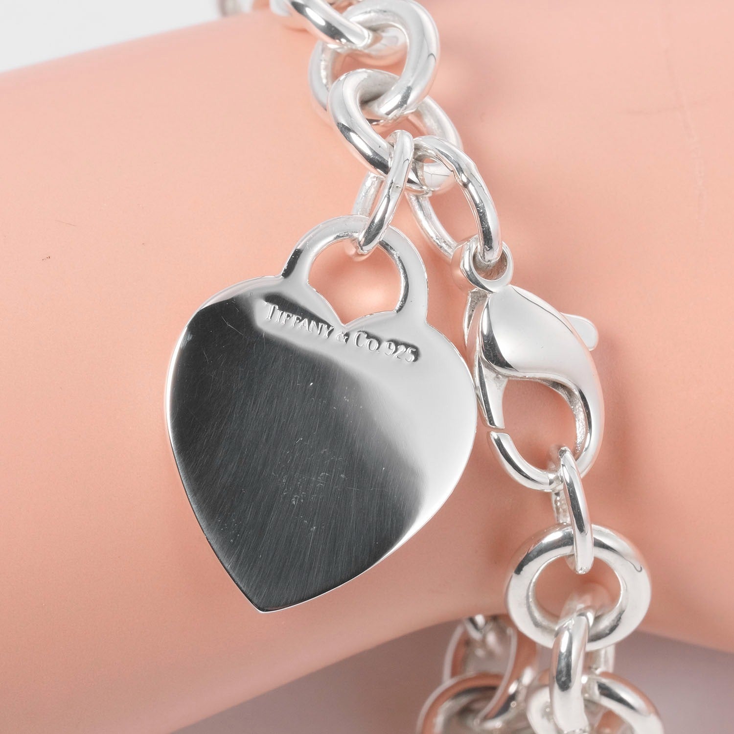 Tiffany & Co Silver 925 Heart Tag Bracelet