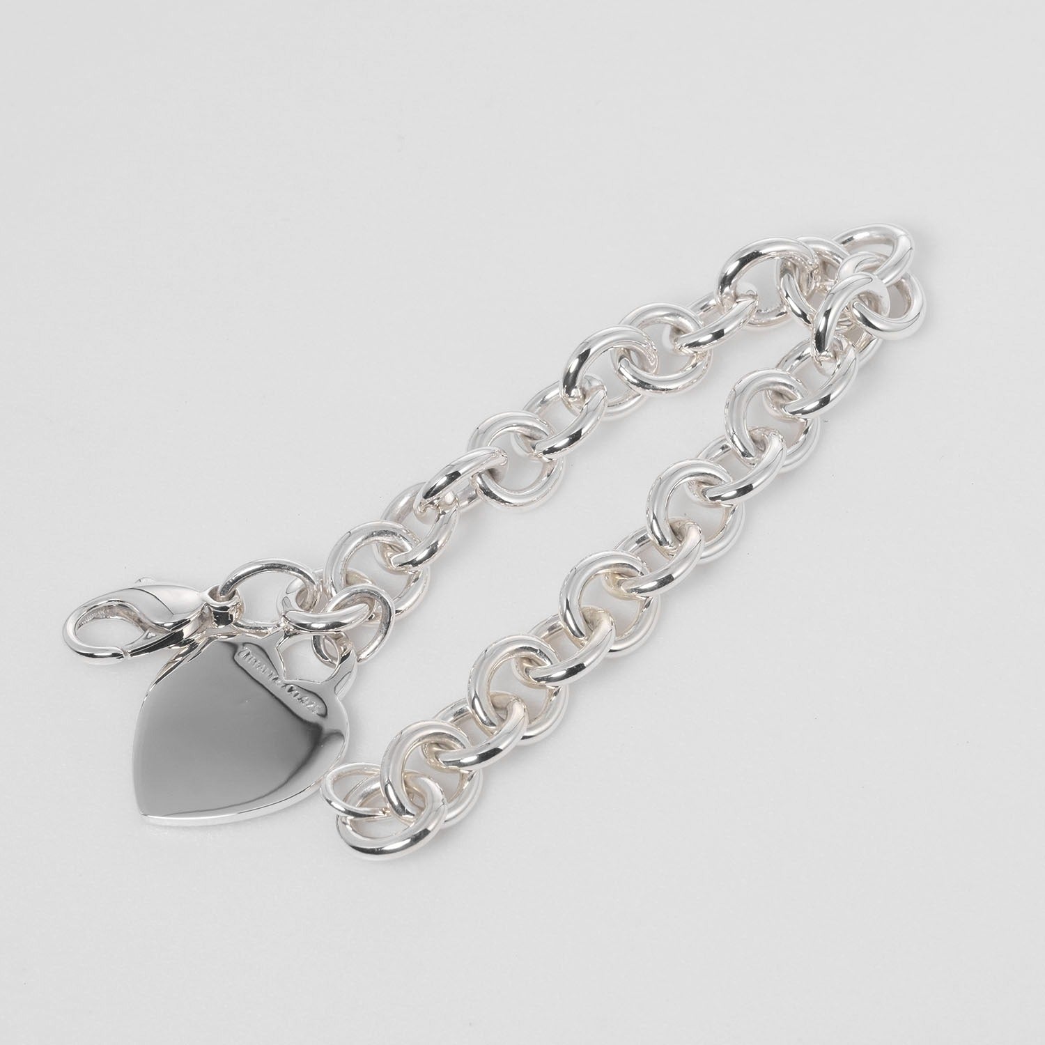 Tiffany & Co Silver 925 Heart Tag Bracelet