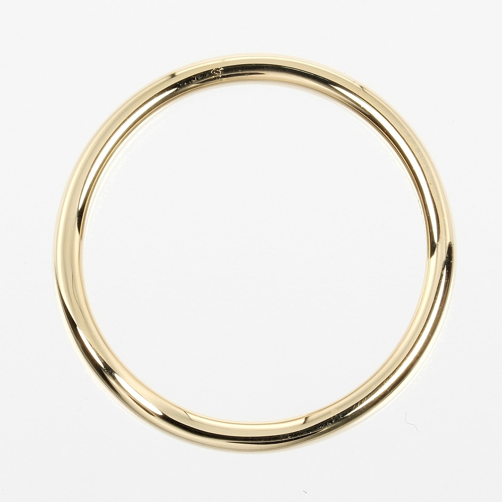 Tiffany & Co K18 Yellow Gold Curved Band Ring