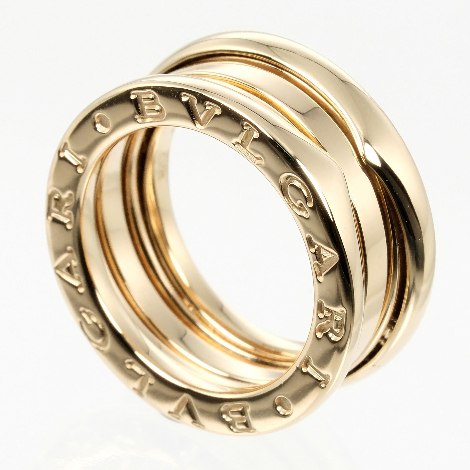 Bvlgari B.ZERO1 3 Band Ring K18 Yellow Gold