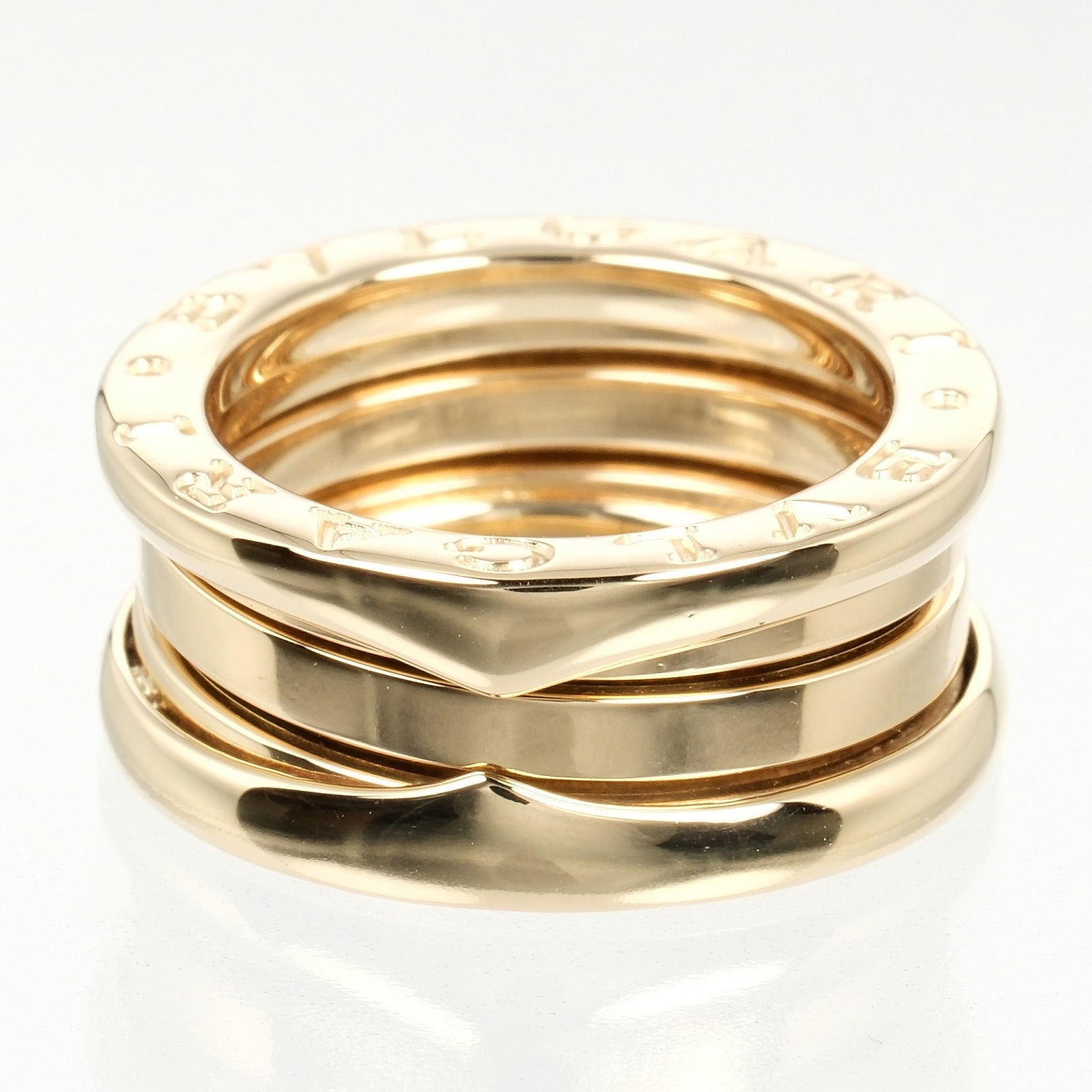 Bvlgari B.ZERO1 3 Band Ring K18 Yellow Gold