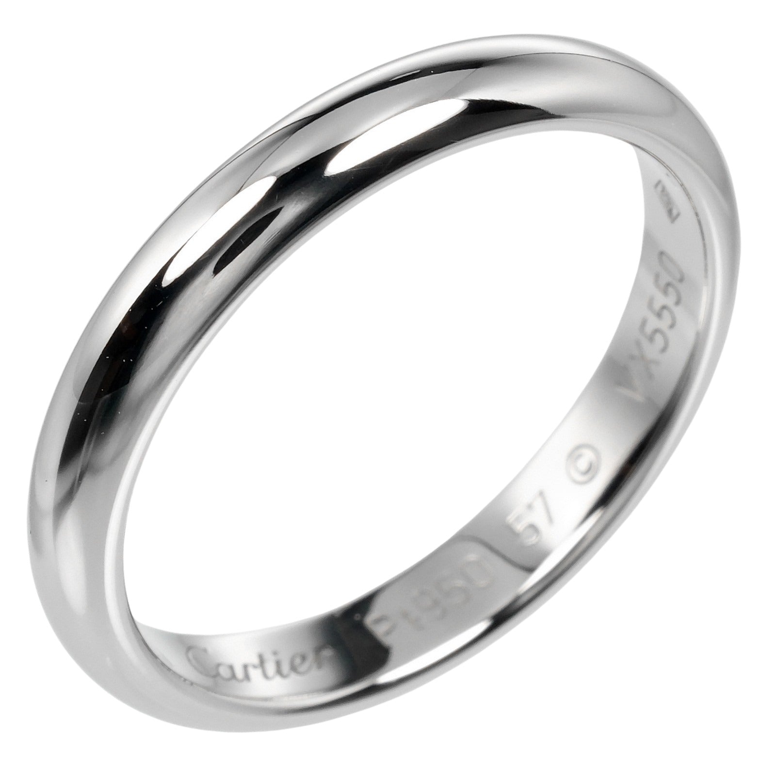 Cartier 1895 Wedding Ring Pt950 Platinum