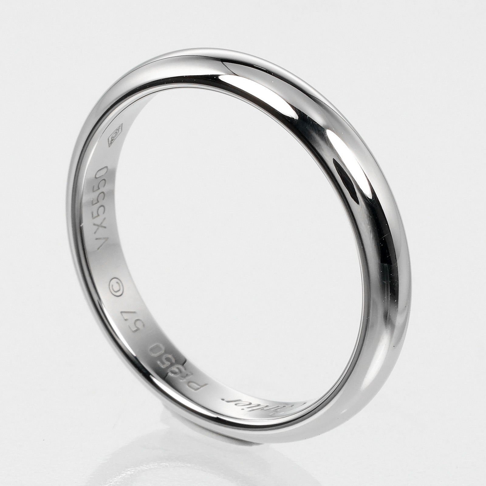 Cartier 1895 Wedding Ring Pt950 Platinum