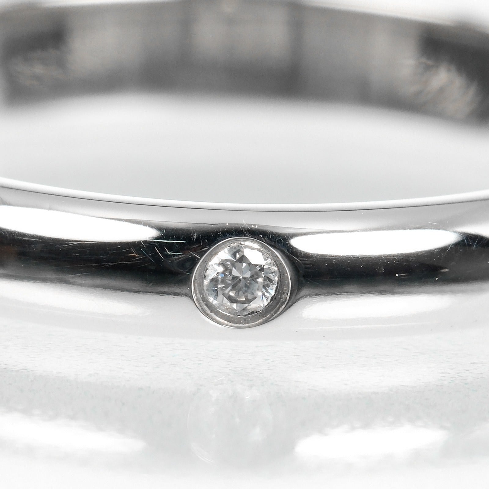 Cartier 1895 Wedding Ring Pt950 Diamond