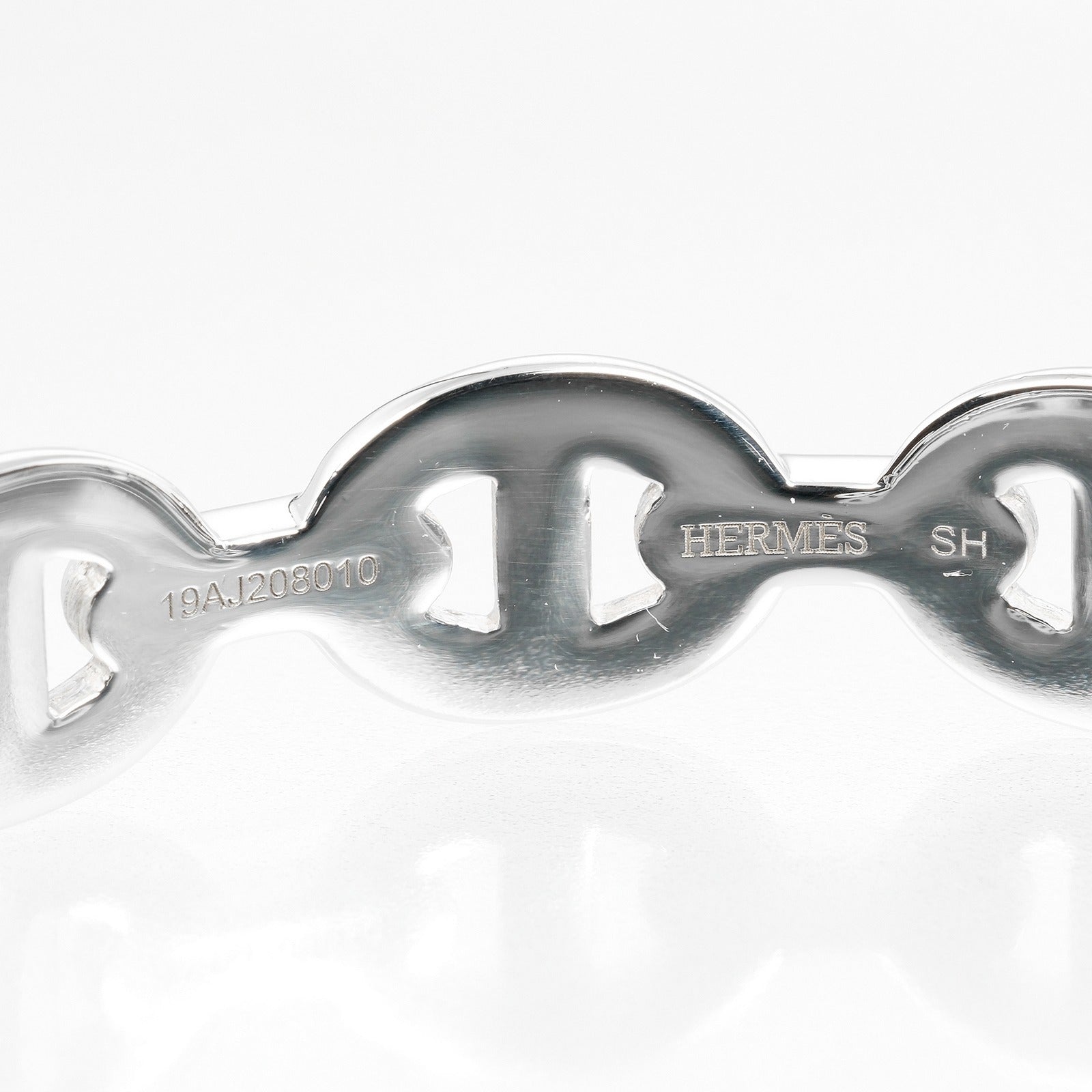 Hermes Silver 925 Chain D'Ancre Bracelet