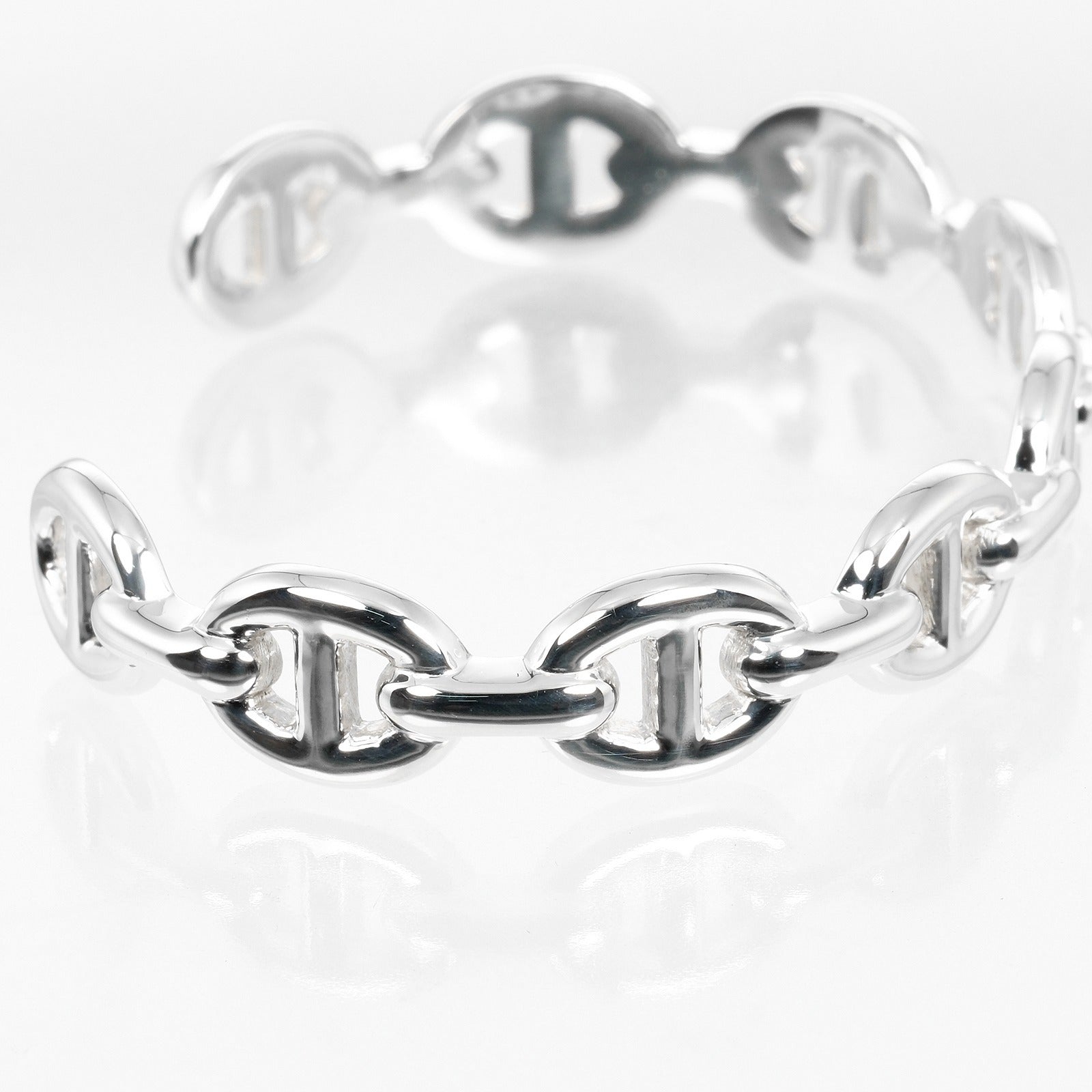 Hermes Silver 925 Chain D'Ancre Bracelet