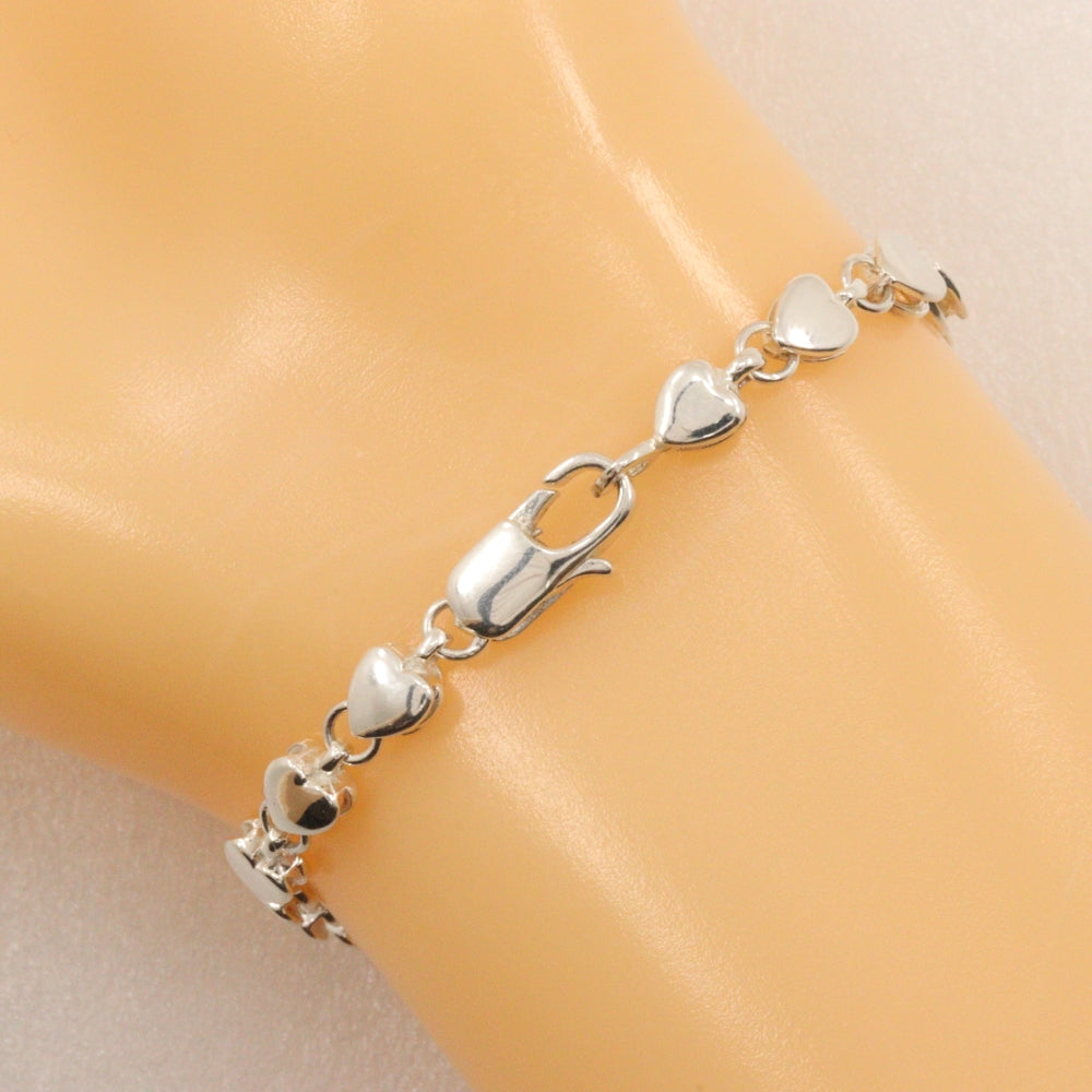 Tiffany & Co Silver 925 Puff Heart Bracelet