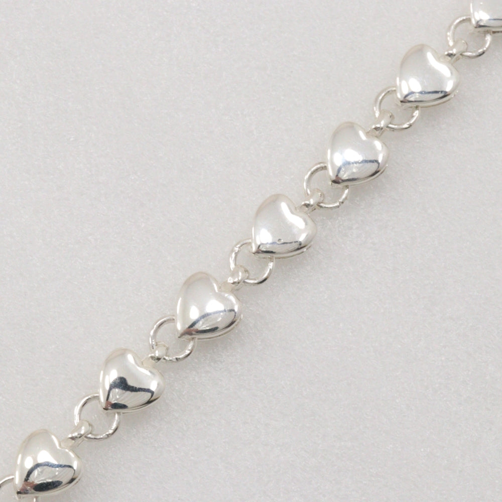 Tiffany & Co Silver 925 Puff Heart Bracelet