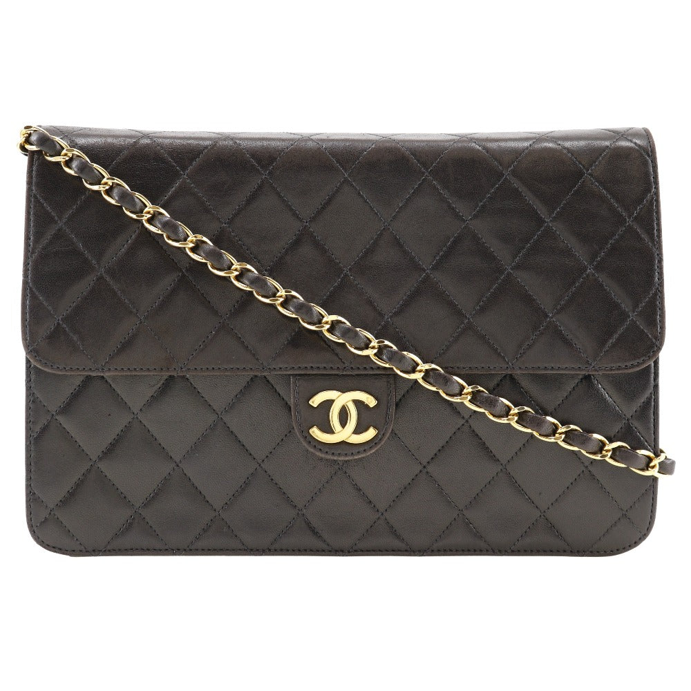 Chanel CC Matelasse Chain Shoulder Pochette Leather Shoulder Bag 51530** in Good Condition