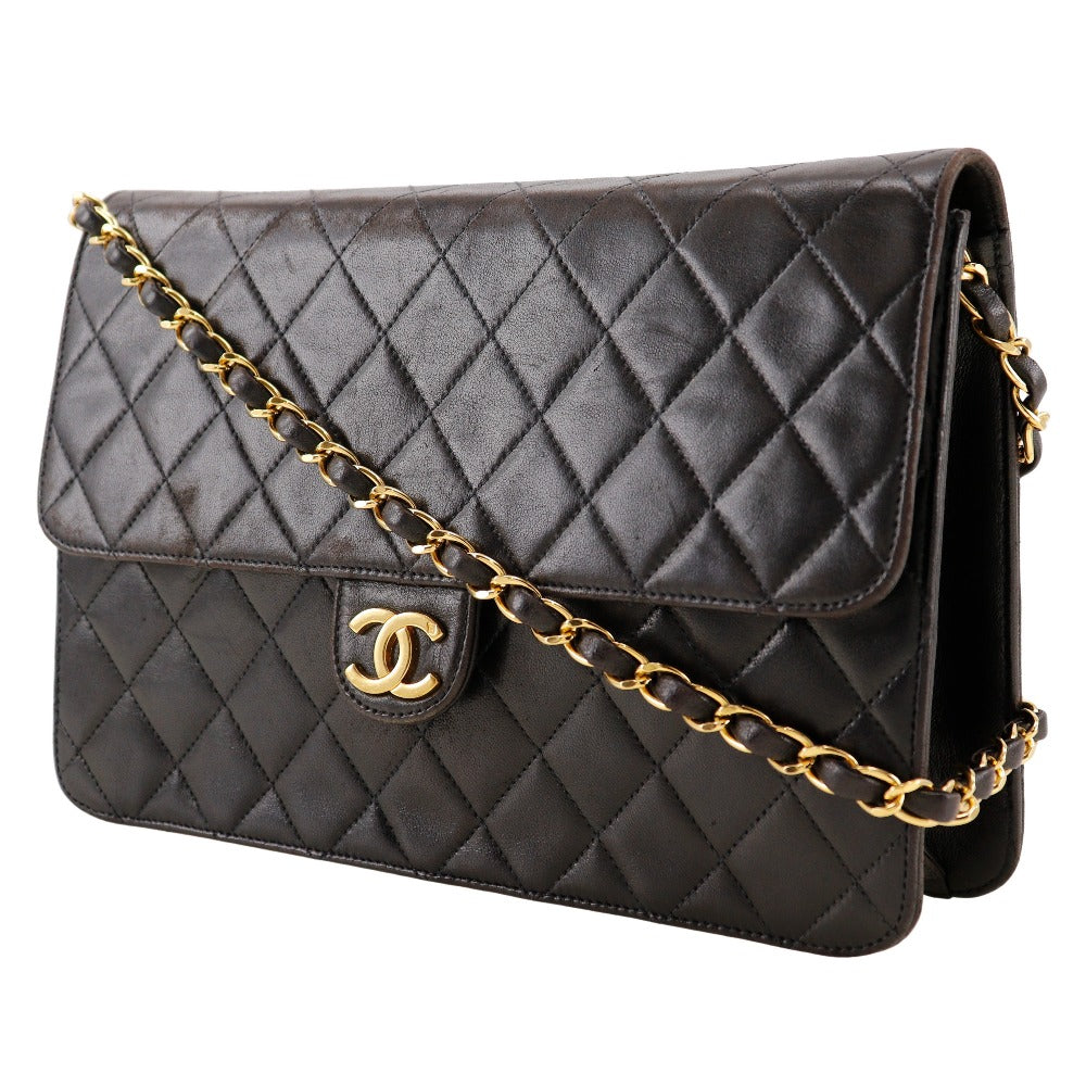 Chanel CC Matelasse Chain Shoulder Pochette Leather Shoulder Bag 51530** in Good Condition