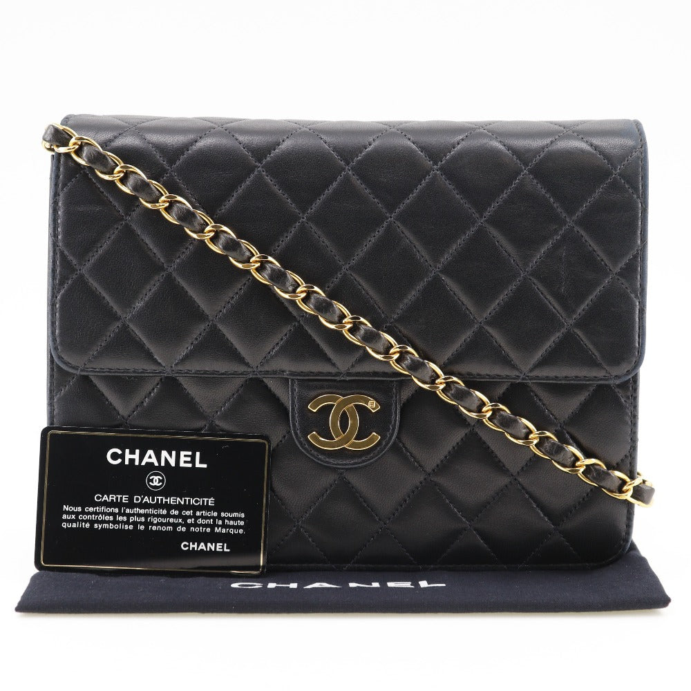 Chanel CC Matelasse Chain Shoulder Pochette Leather Shoulder Bag 53974** in Good Condition