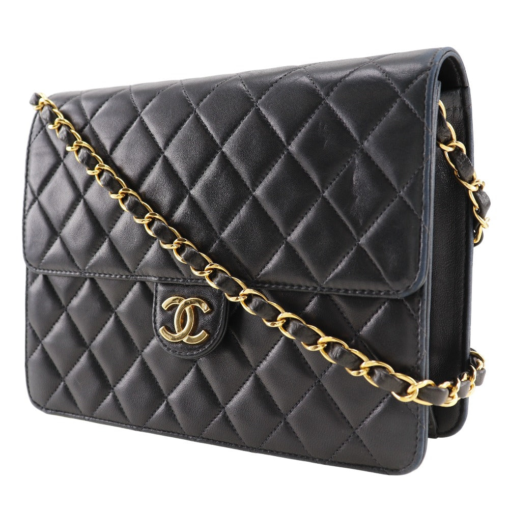 Chanel CC Matelasse Chain Shoulder Pochette Leather Shoulder Bag 53974** in Good Condition