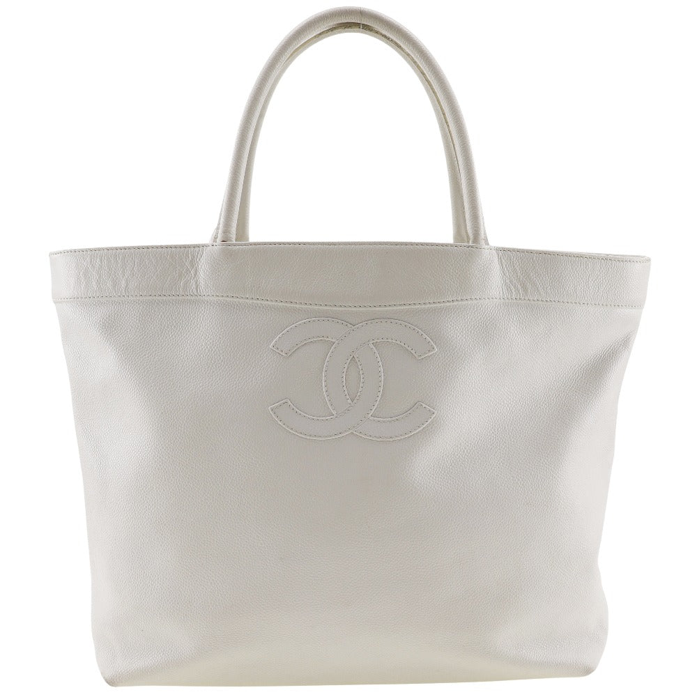 Chanel Caviar Skin Coco Mark Tote Bag